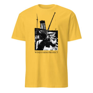 Wind Farm Project T-Shirt | Industrial Photography Art